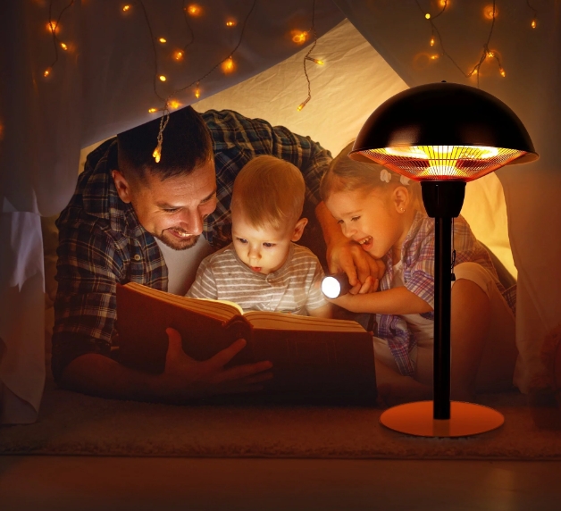 Recessed infrared ceiling heater